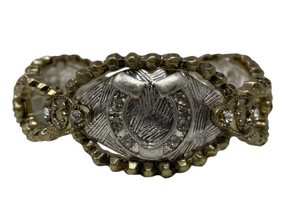 Vintage Concho Stretch Bracelet #3