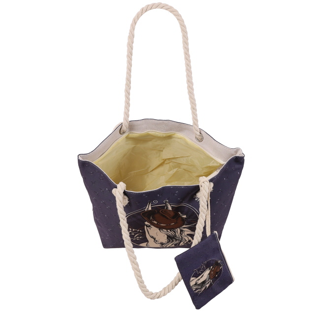 Free Rein Canvas Shoulder Tote #3