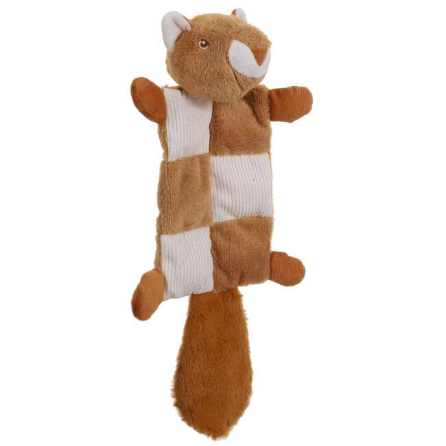Plush Dog Toy Squirrels with squeaker and crinkle #2