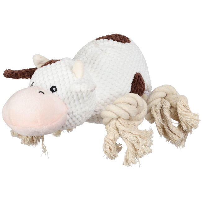 Cowboy Critters Squeaker & Rope Plush Dog Toy #3