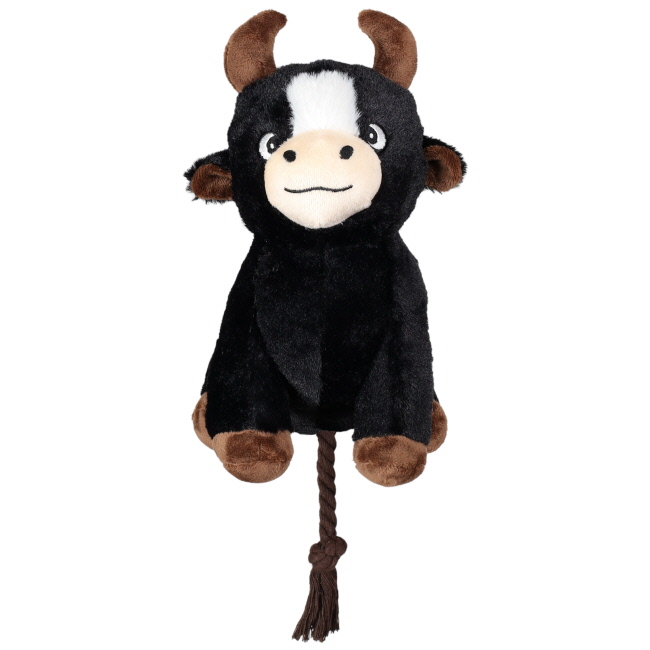 Steer Squeaker & Rope Plush Dog Toy #2