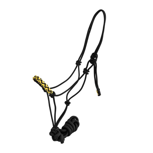 Assorted Braided Nose Cowboy Knot Halter with Lead #2