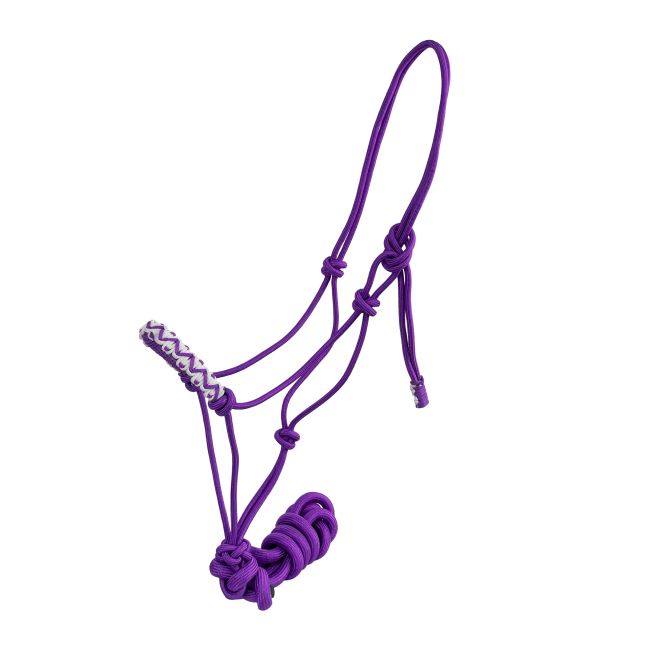 Assorted Braided Nose Cowboy Knot Halter with Lead #5
