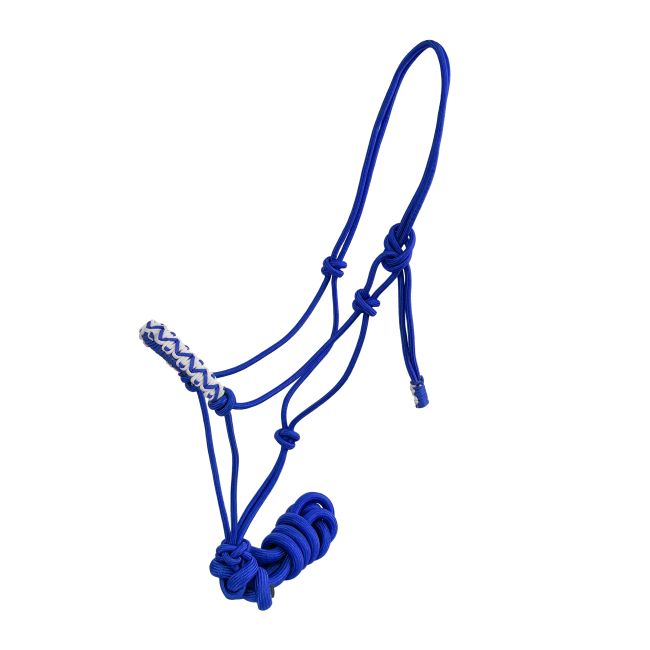 Assorted Braided Nose Cowboy Knot Halter with Lead #3