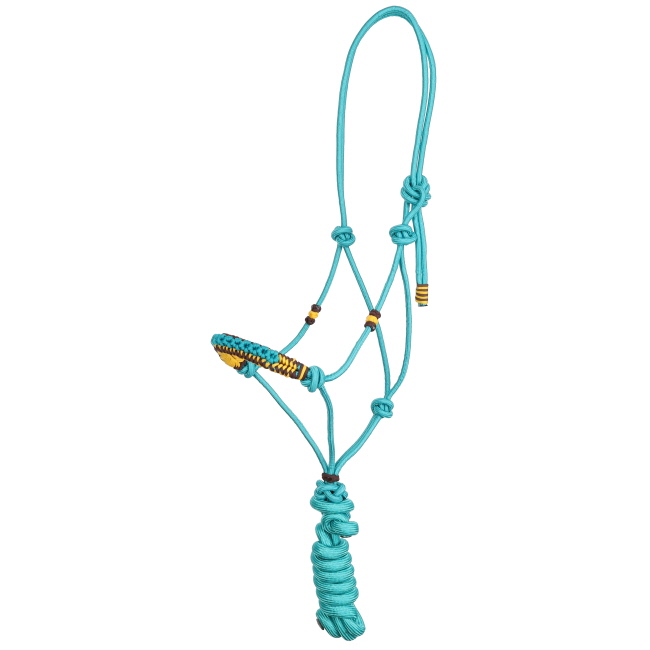 Flower Nose Cowboy Knot Halter with Lead #2