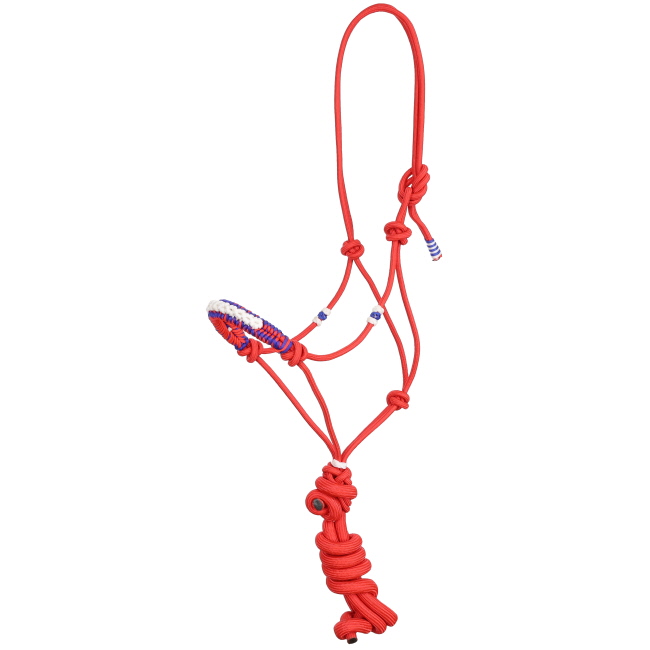 Flower Nose Cowboy Knot Halter with Lead #3