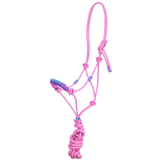 Flower Nose Cowboy Knot Halter with Lead #5