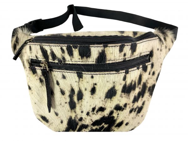 Showman Hip Pack (Fanny Pack) Bag with Hair on Cowhide design