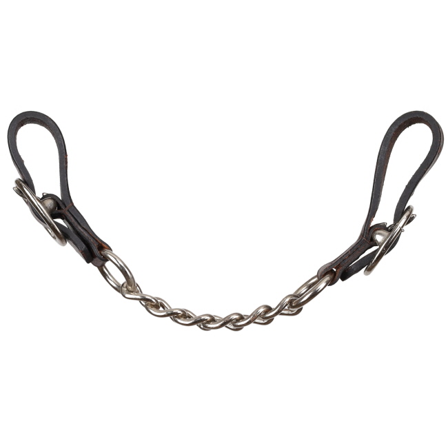 Showman Argentina Cow Leather Curb Chain #2