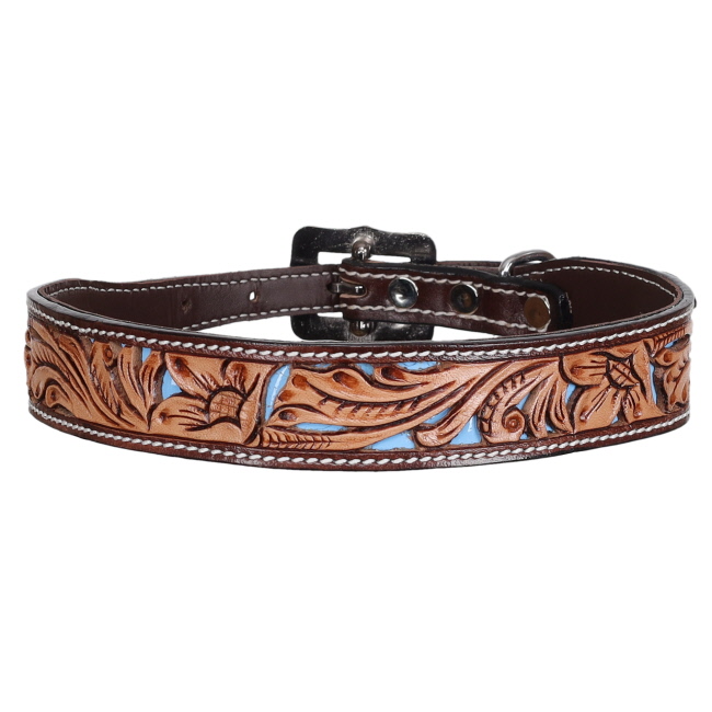 Showman Couture Buttercup Leather Dog Collar #2
