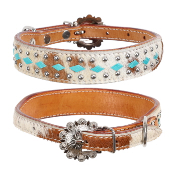 Showman Couture Rawhide Royale Dog Collar