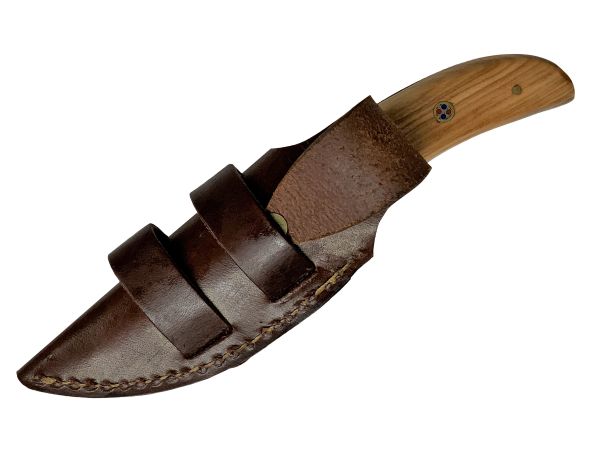 Old Ram Handmade Full Tang Damascus Steel Blade Hunting Knife #2