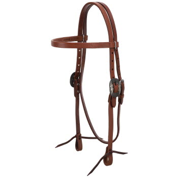 Showman Lightning Strike Browband Headstall