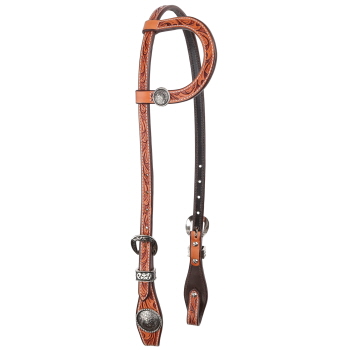 Showman Silver Range One Ear Headstall