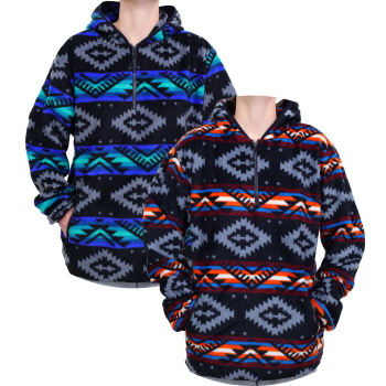 Black Mesa Quarter Zip Fleece Hoodie