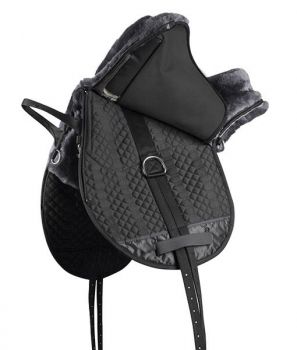 English Fleece Lined Bareback Saddle #3