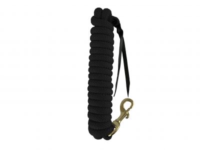 Showman 14' leather end nylon pro braid training lead #2