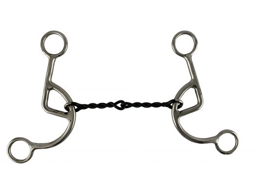 Showman 5" Stainless Steel Gag Style Sweet Iron Mouth