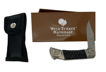 Wild Turkey-Handmade Collection Stainless Steel Pocket Knife with 2-1&#47;2" blade #2