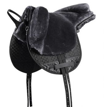 English Fleece Lined Bareback Saddle