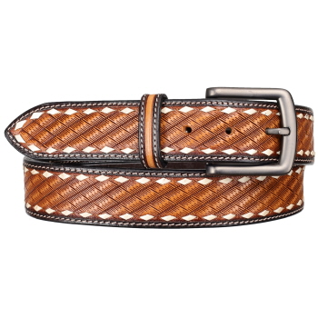 Showman Ranch Hand Argentina Cow Leather Belt