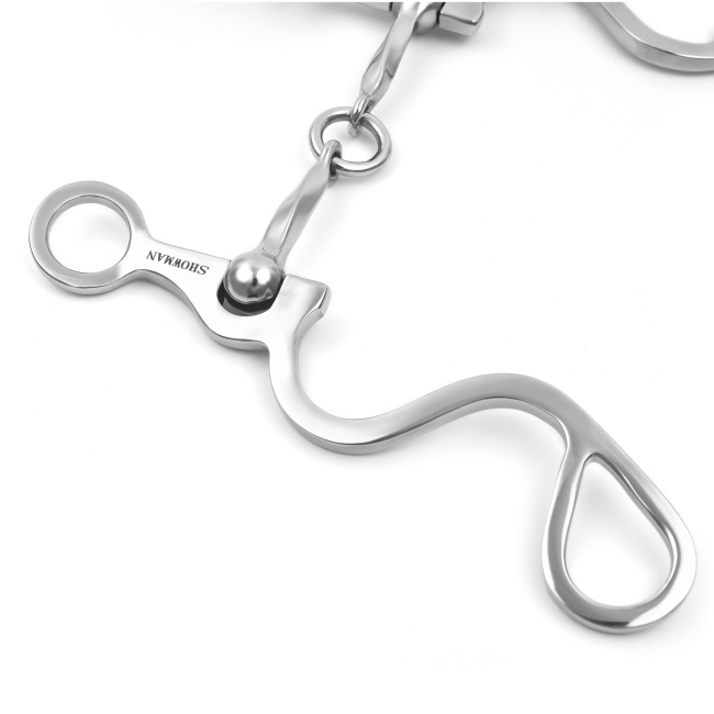 Showman Long S Shank with Jointed Slow Twist Life Saver #3