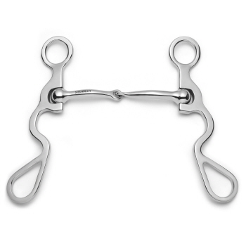 Showman S Shank with Smooth Snaffle
