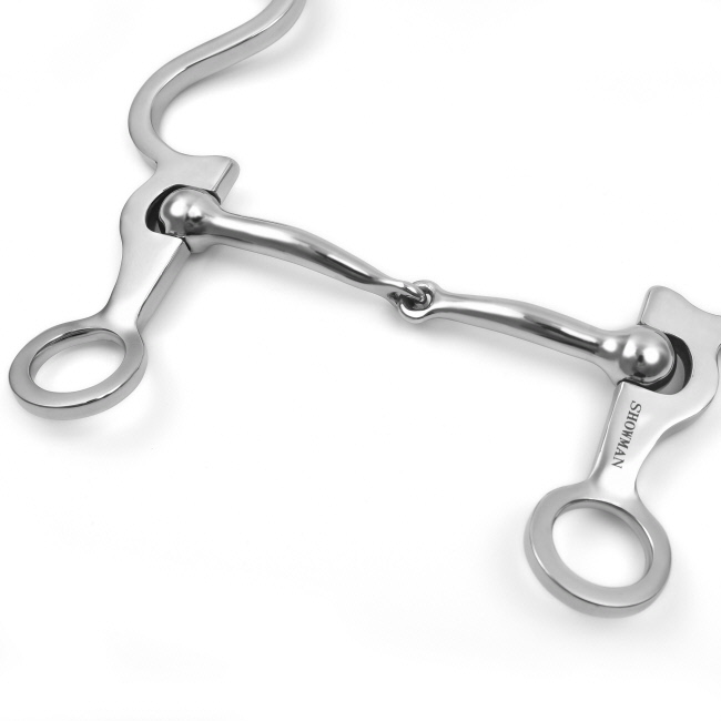 Showman S Shank Bit with Smooth Snaffle #2