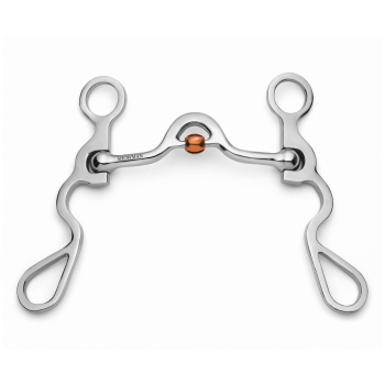 Showman S Shank with Smooth Low Port Copper Rollers