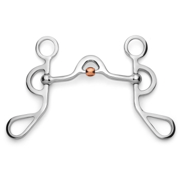 Showman Argentine Shank with Smooth Low Port Copper Rollers