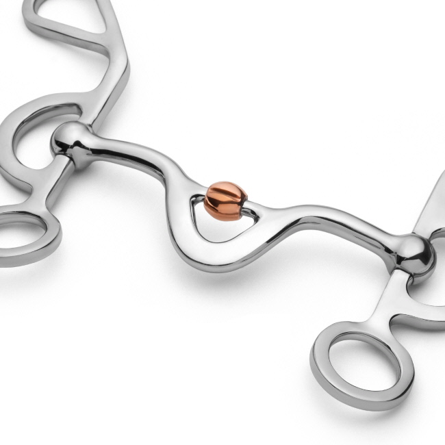 Showman Argentine Shank with Smooth Low Port Copper Rollers #2