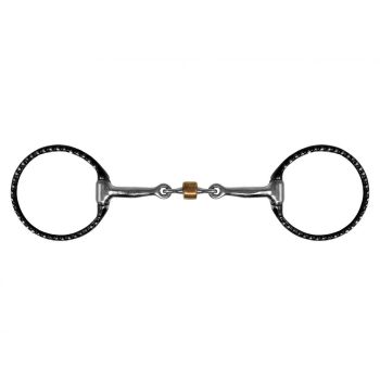 Showman Western Fixed Ring Copper Link Bit