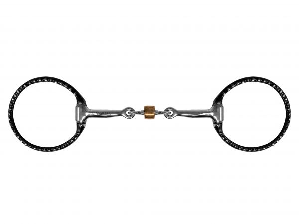 Showman Western Fixed Ring Copper Link Bit