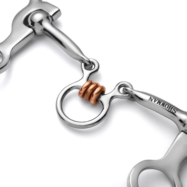 Showman S Shank with Three Piece Jointed Copper Rollers #2