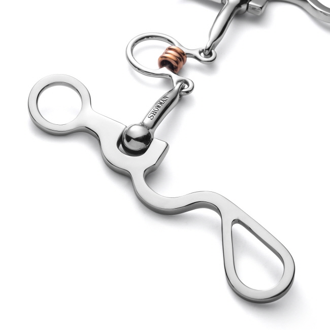 Showman S Shank with Three Piece Jointed Copper Rollers #3