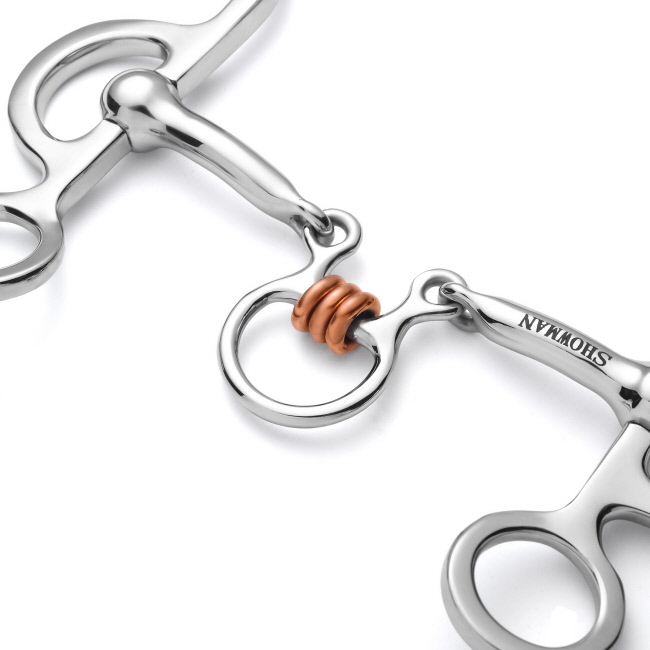 Showman Argentine Shank with Three Piece Jointed Copper Rollers #2