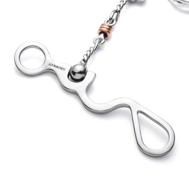 Showman S Shank with Jointed Twisted Wire Dogbone #3