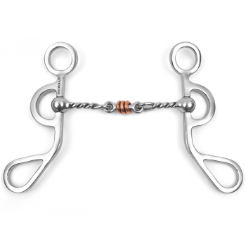 Showman Argentine Shank with Jointed Twisted Wire Dogbone