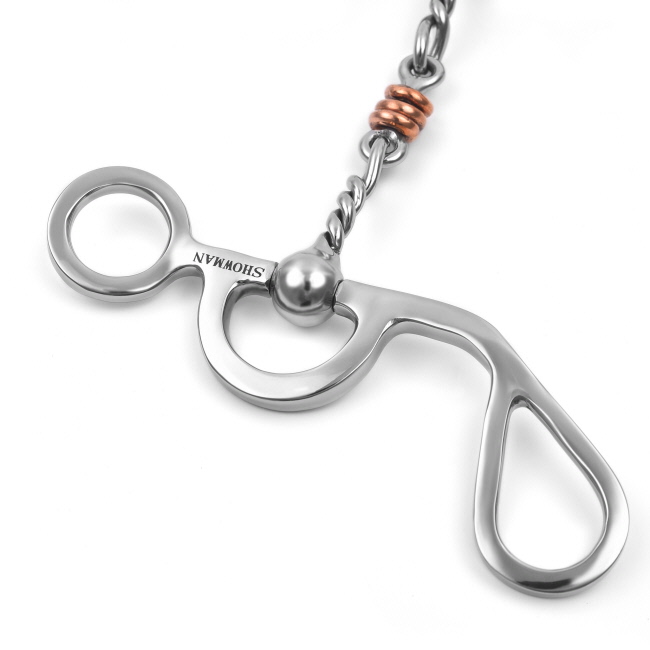 Showman Argentine Shank with Jointed Twisted Wire Dogbone #3