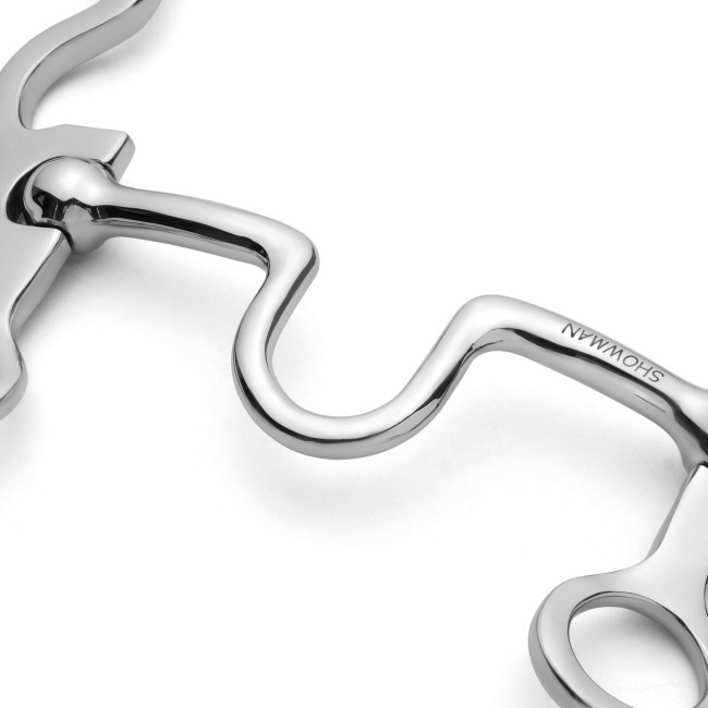 Showman S Shank with Fixed Port Tongue Reief #2