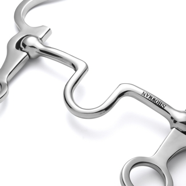 Showman Long S Shank with Fixed Port Tongue Relief #2