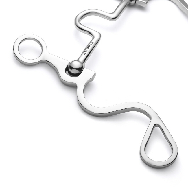 Showman Long S Shank with Fixed Port Tongue Relief #3