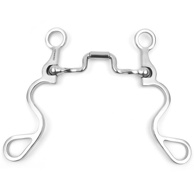 Showman Long S Shank with Slow Twist Correction Hinge