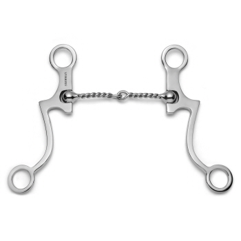 Showman Seven Shank with Twisted Wire Snaffle