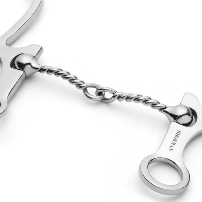 Showman Seven Shank with Twisted Wire Snaffle #2