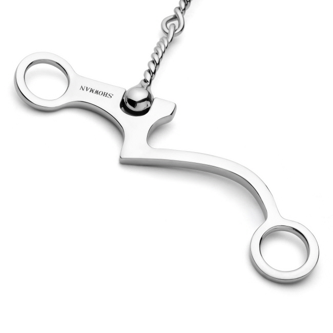 Showman Seven Shank with Twisted Wire Snaffle #3