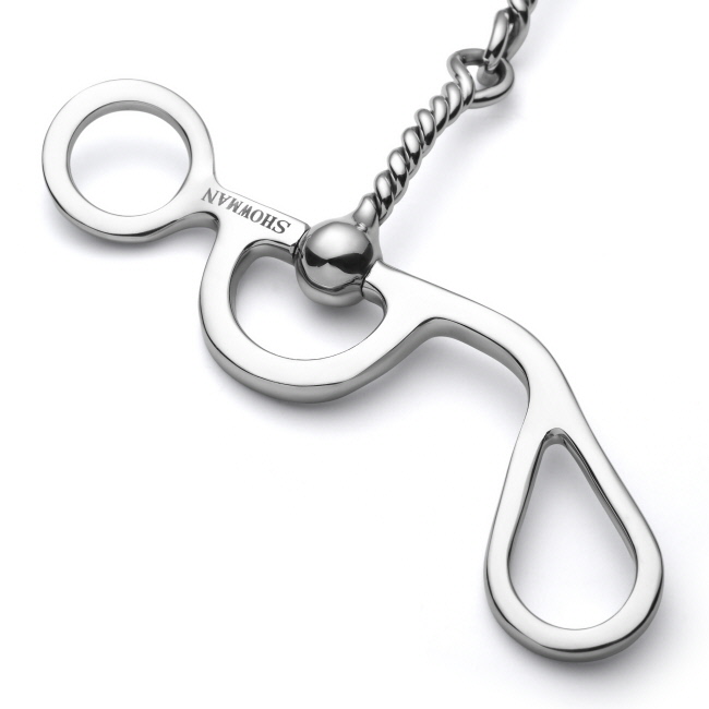 Showman Argentine Shank with Twisted Wire Snaffle #3