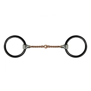 Showman Weighted loose ring copper wire mouth bit