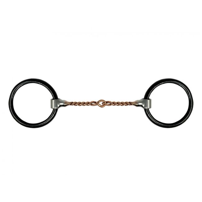 Showman Weighted loose ring copper wire mouth bit