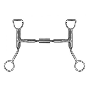 Showman Western Shank Stainless Steel Barrel Bit